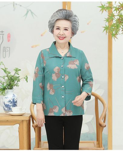 舒适与得体并存 老年人女衬衫夏装挑选指南